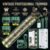 1 (10) Rechargeable Vintage Professional T9 Full Set of Hair Trimmer VPPT