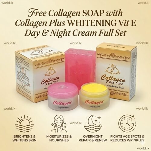 FREE SOAP with Collagen Plus Vit E Day & Night Cream Cpve