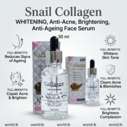 3 Snail White Collagen WHITENING Face Serum swfs